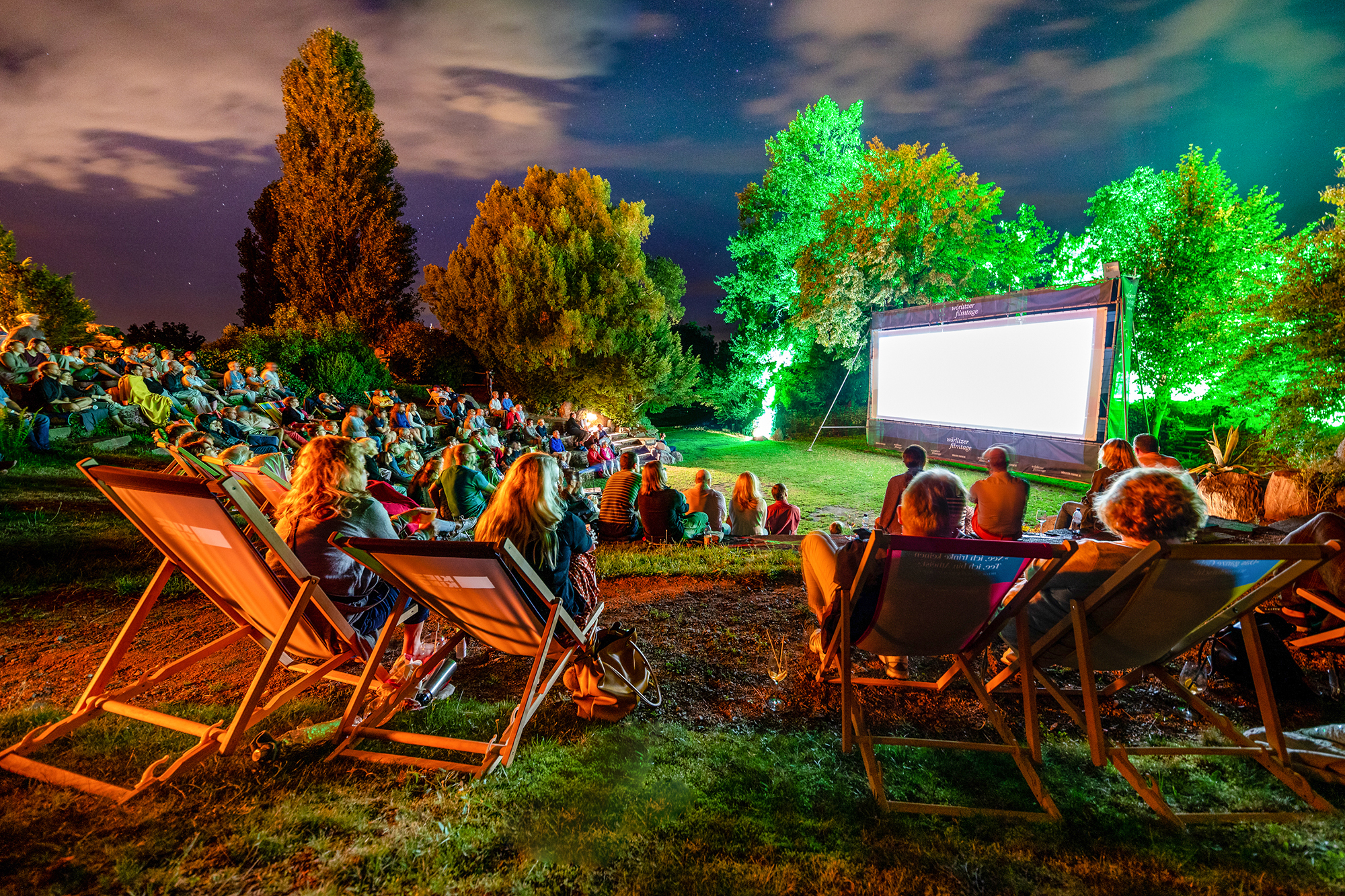 Zuschauer der Wörlitzer Filmfesttage