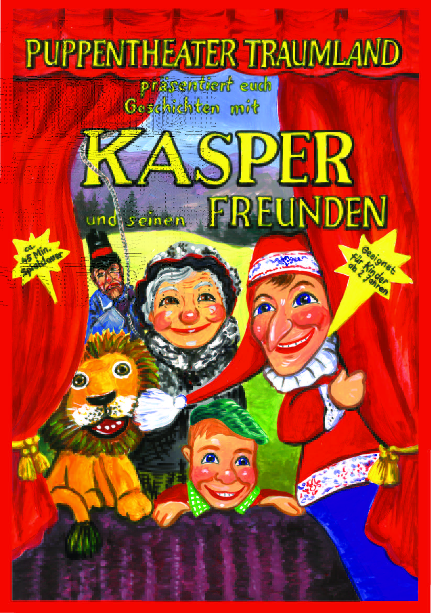 Plakat Puppentheater Traumland