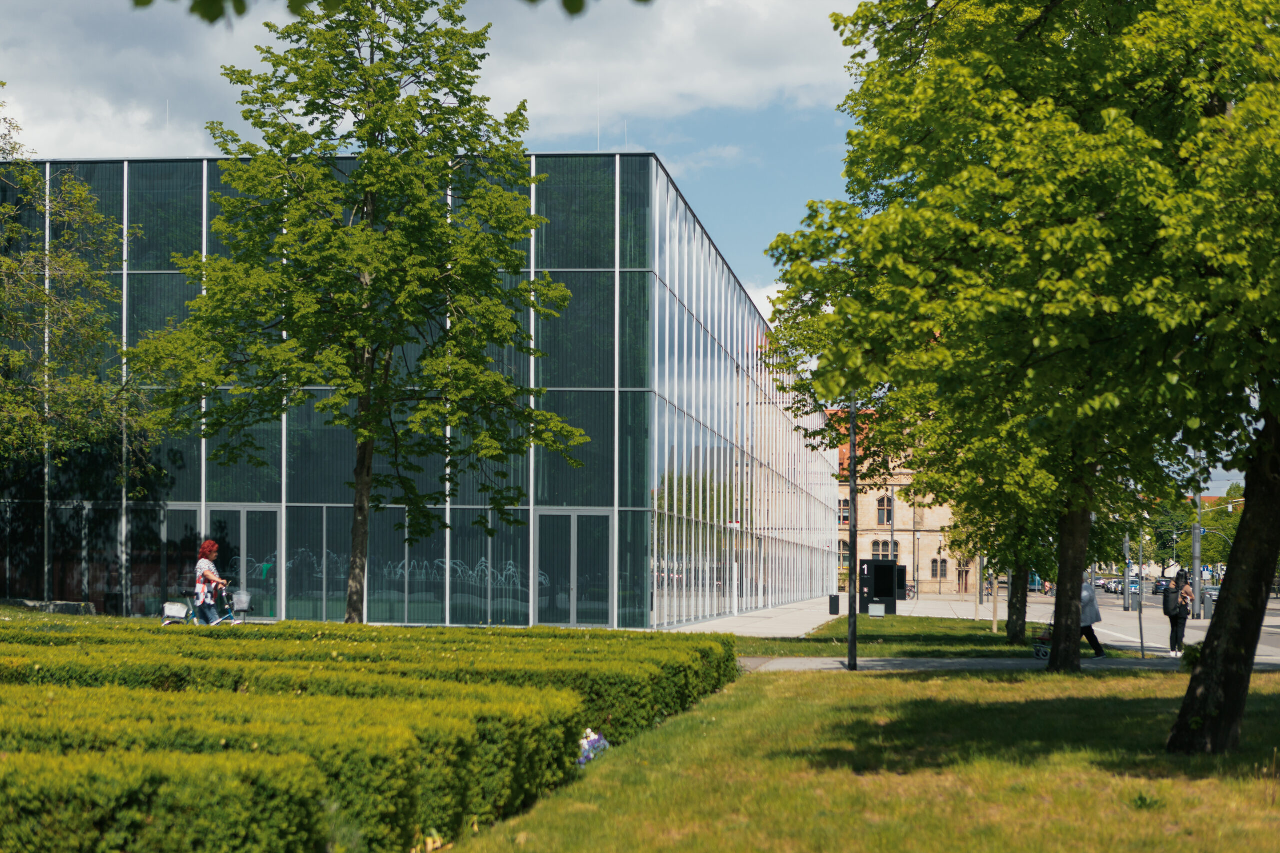 Bauhaus Museum Dessau im Frühjahr