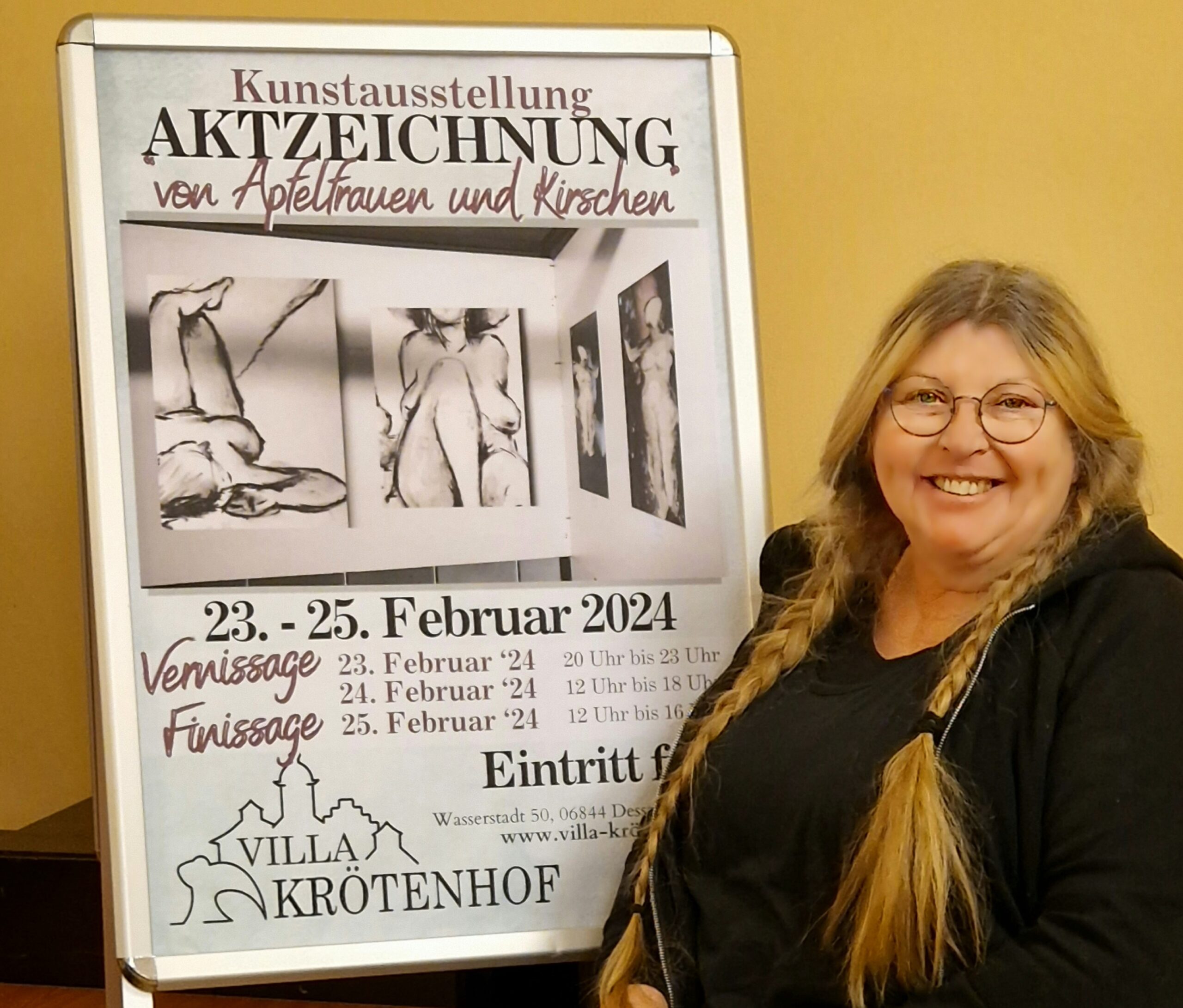 Kunstausstellung Aktzeichnung, Astrid Lesnik