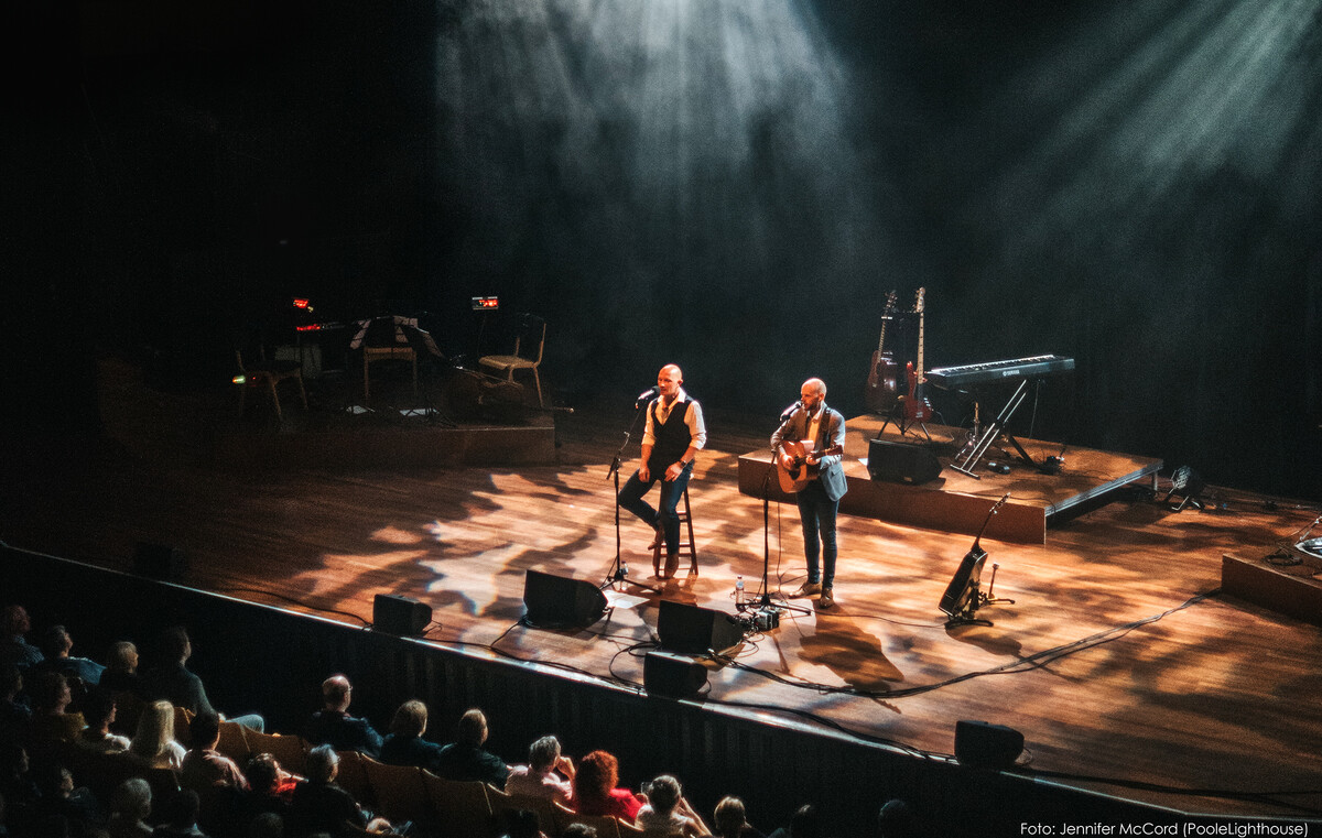 Pressefoto Simon und Garfunkel Tribut-Show, Foto Reset Production