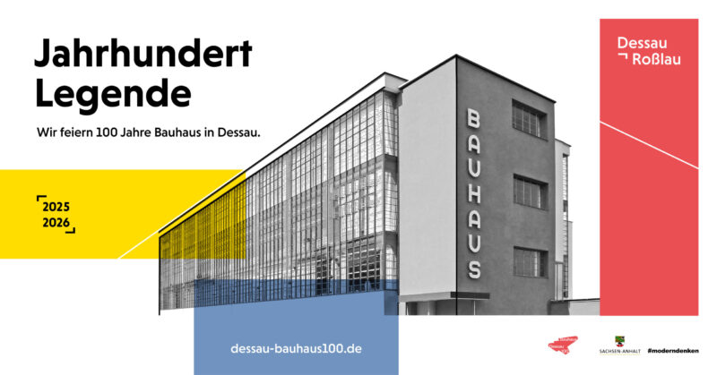 Key Visual vom Bauhaus Jubiläum