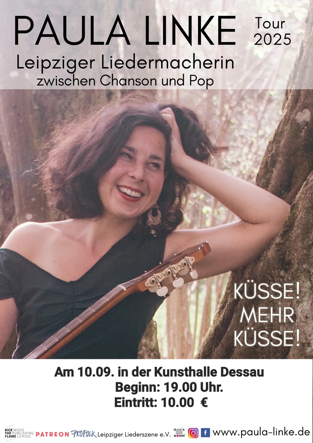 Plakat Paula Linke am 10.09.2025 in der Kunsthalle Dessau