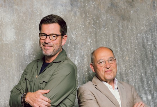 Pressebild Gregor Gysi und Johannes Guttenberg, Foto Tobias Ortmann Open Minds Media