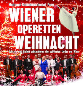 Plakat Wiener-Operetten-Weihnacht, Grafik Veranstalter