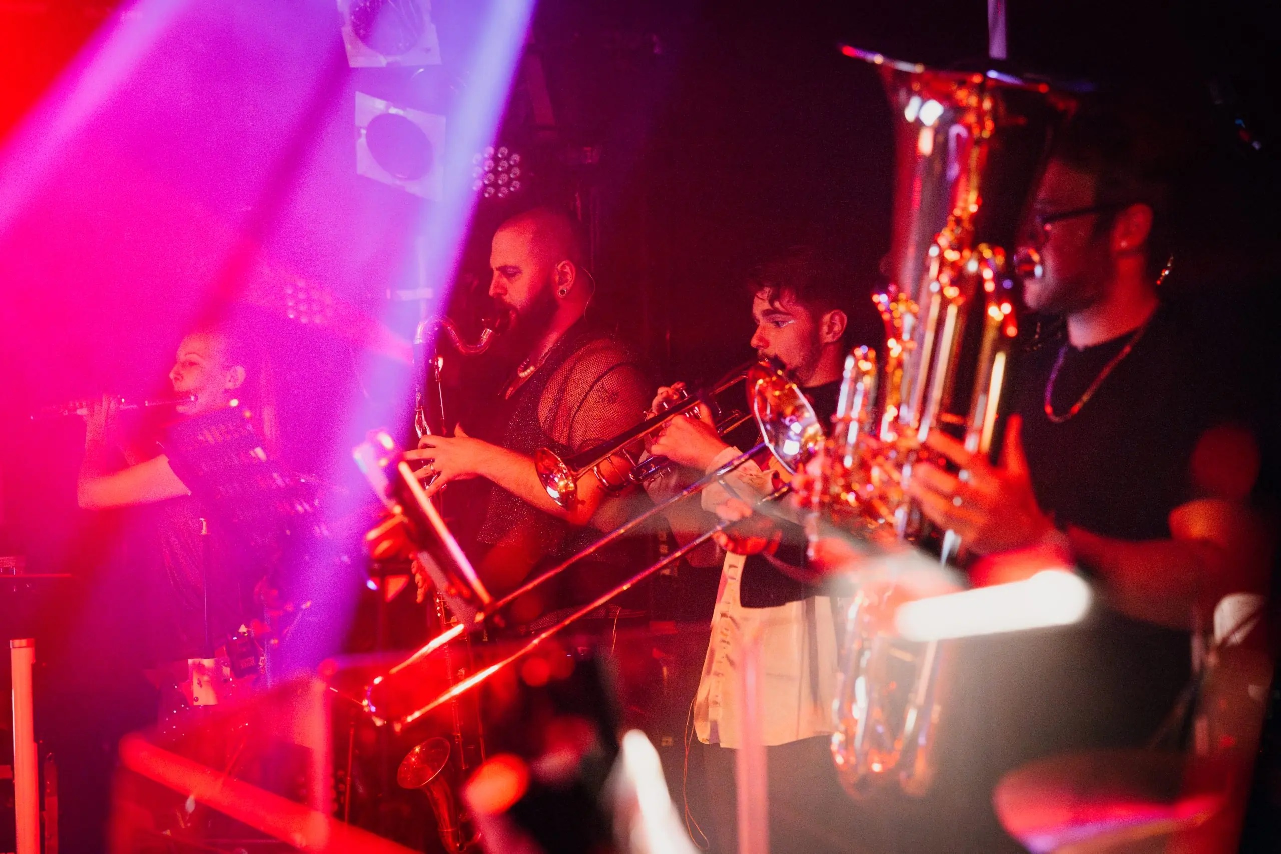 Treppenhausorchester OiT Disco Knust, Foto Maximilian Probst