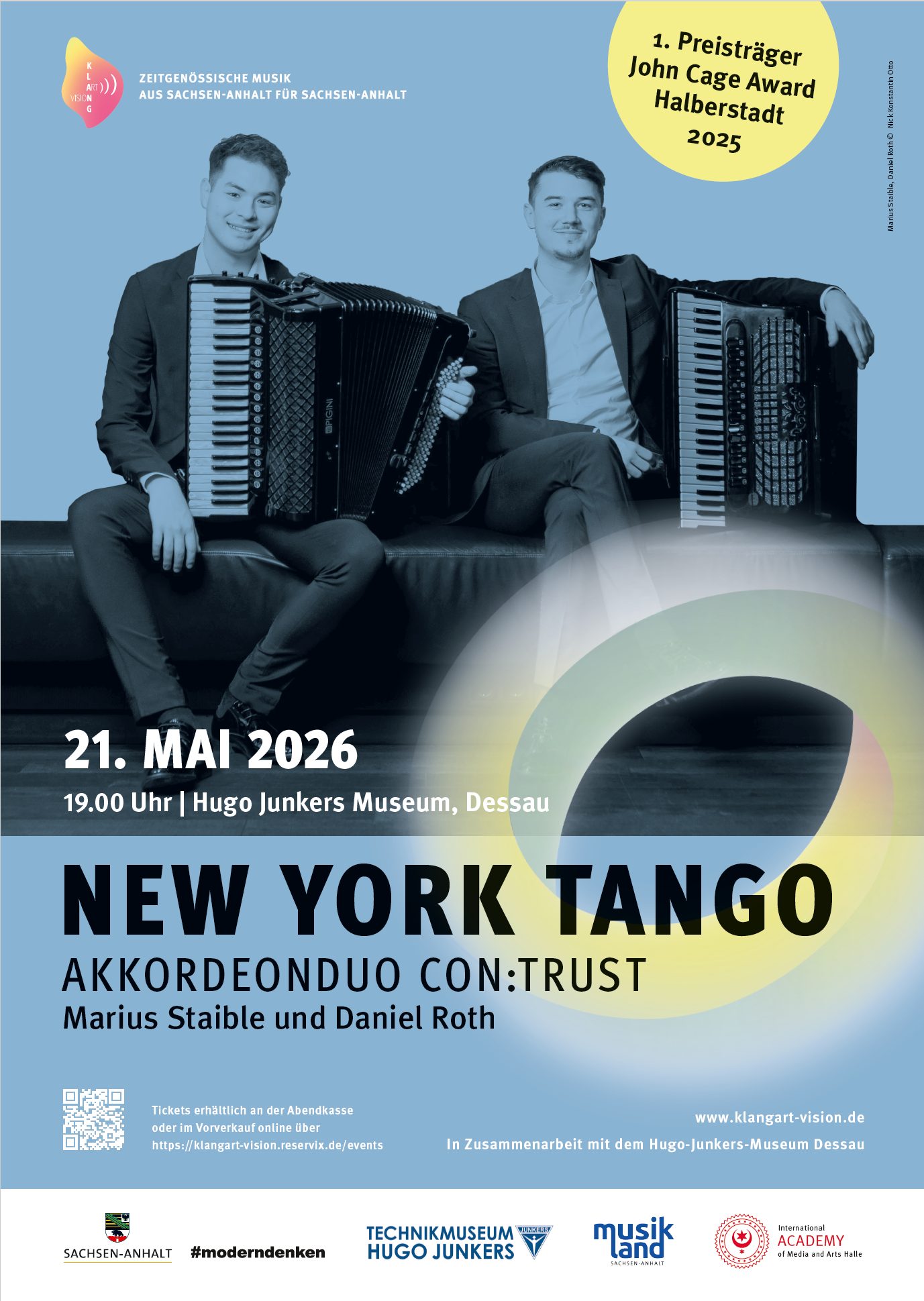 Veranstaltungsplakat New York Tango
