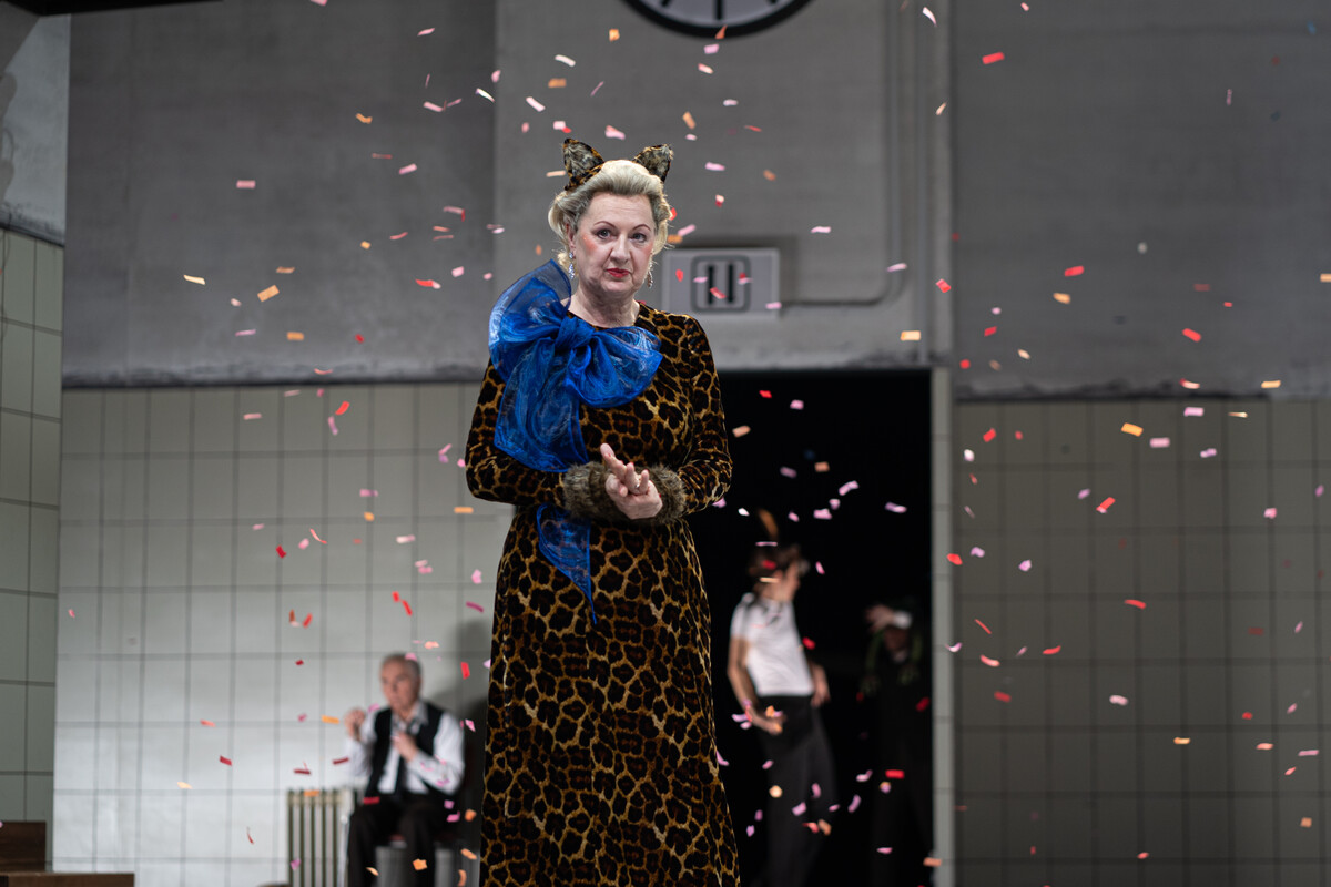 Szenenfoto aus Der Kirschgarten im Anhaltischen Theater Dessau, Foto Robert Boehnèl