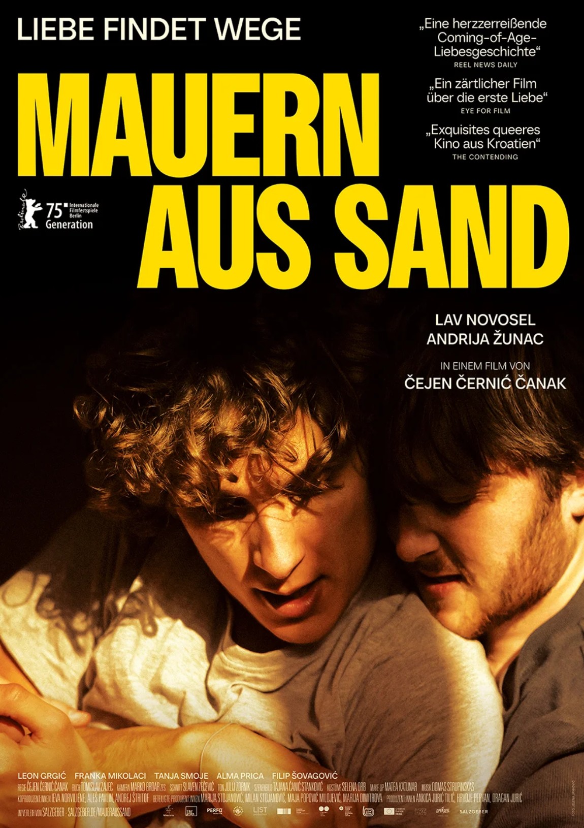 Plakat Mauern aus Sand