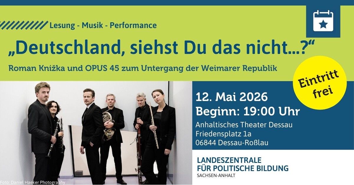 OPUS45FB-Dessau, Plakatmotiv LPB