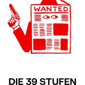 Veranstaltungsplakat Die 39 Stufen