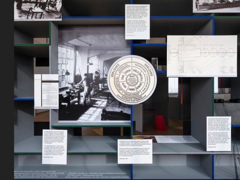 Dauerausstellung Lernort Bauhaus im Bauhausgebäude Dessau, Foto SBD 944798
